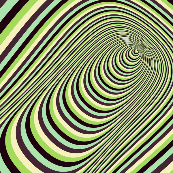 Abstrakt 3d geometrisk bakgrund. Mönster med optisk illusion. Vektor illustration. — Stock vektor