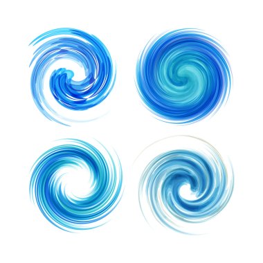 Dynamic Flow Illustration. Swirl Background. clipart