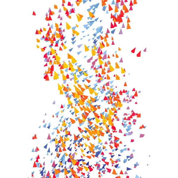 Tornade. Pyramides dans l'espace vide. Des particules chaotiques. Résumé Contexte dynamique. Science and Connection Concept. Design futuriste. Illustration vectorielle . — Image vectorielle