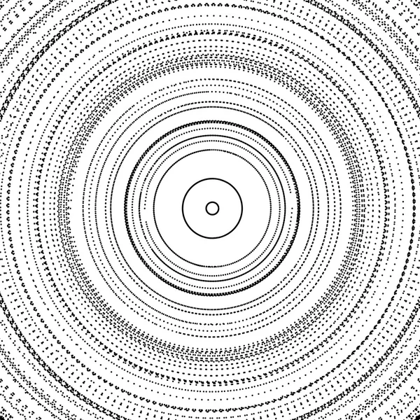 Array con partículas. Resumen Fondo dinámico. Tecnología Vector Ilustración . — Archivo Imágenes Vectoriales