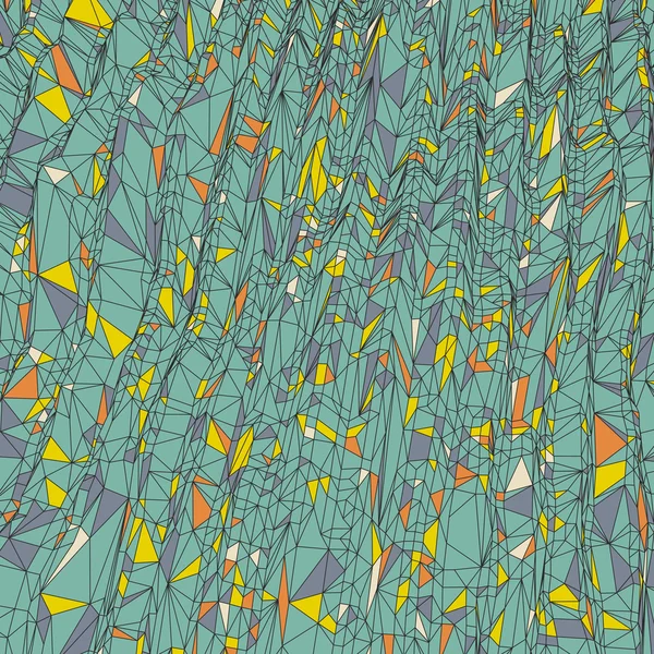 Mozaika barevných pixelů. Abstraktní pozadí. Polygonální vektorové ilustrace. — Stockový vektor