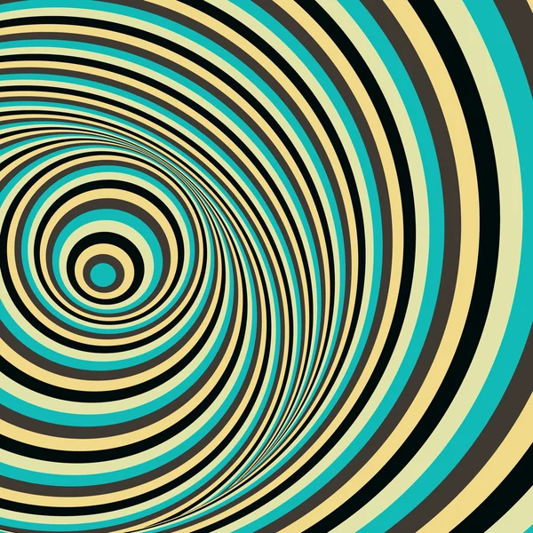 抽象的な渦巻き模様の背景。目の錯覚のパターン。ベクトル図. — ストックベクタ