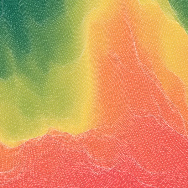 3D Перспективная текстура фона решетки. Мозаика. Эффект решётки . — стоковый вектор
