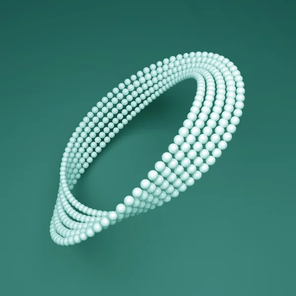 Mobius Strip Variation. Unendlichkeitszeichen. klassische optische Täuschung. geometrische Figur. Möbiusschleife. Mobiusband mit 180 Grad Rotation. Verbindungsstruktur. Unmögliches Kreisschild. — Stockvektor