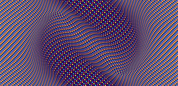 Fond Avec Des Formes Convexes Composition Volumétrique Avec Illusion Optique — Image vectorielle