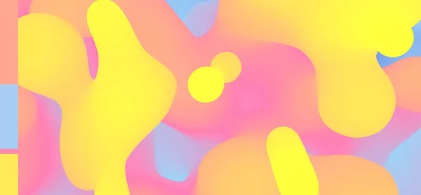 Fond Avec Des Taches Colorées Des Sprays Peinture Éclaboussante Bannière — Image vectorielle