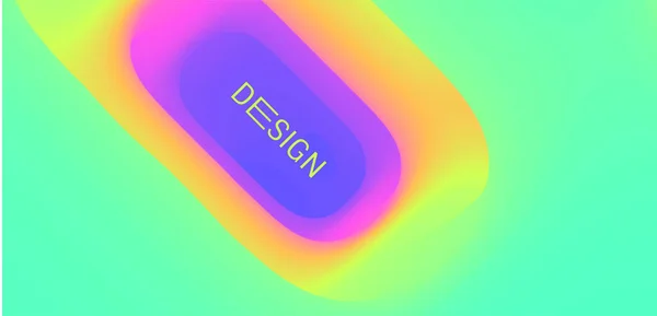 Milieux Fluides Dégradés Colorés Avec Des Formes Liquides Dynamiques Couvre — Image vectorielle
