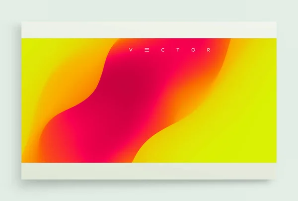 動的効果を持つ抽象的な背景 活気のあるグラデーションと創造的なデザインのポスター マーケティング プレゼンテーションのためのベクトルイラスト モバイル画面 — ストックベクタ