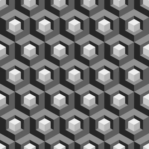 Honeycomb fundo 3d. Mosaico . — Vetor de Stock