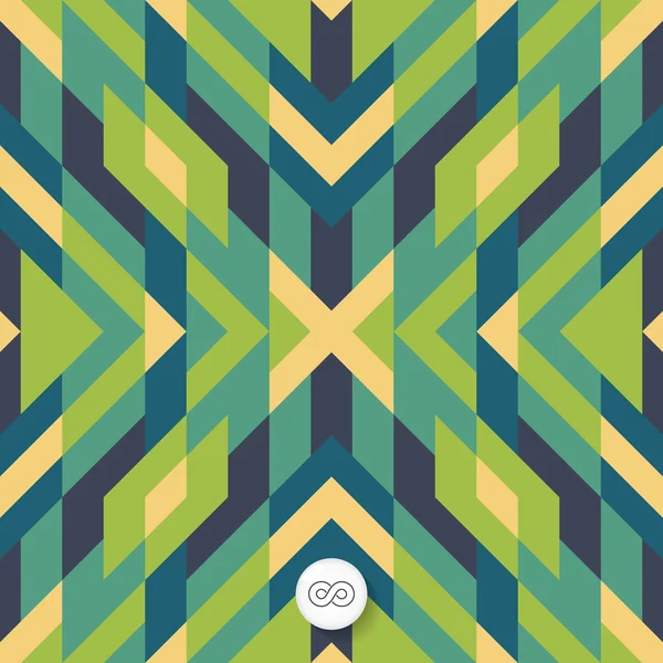 Seamless mosaic pattern. Geometric background. Vector Illustrati — Stock Vector