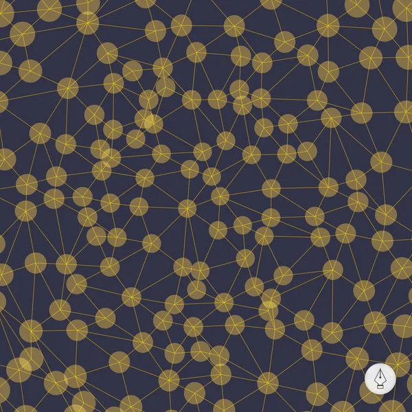 网络抽象背景。3d 技术矢量图. — 图库矢量图片