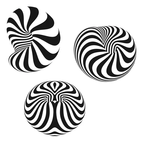 Conjunto de abstractos íconos vectoriales 3d tales emblemas. Resumen geométrico — Archivo Imágenes Vectoriales