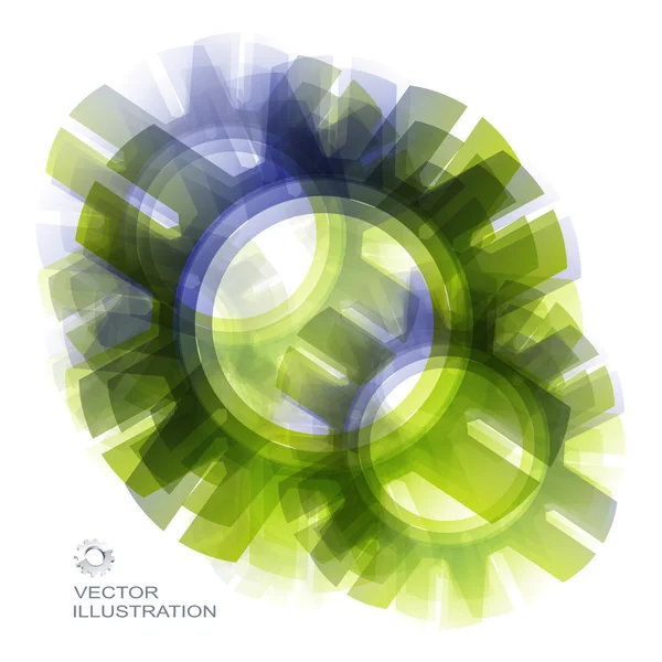 Vector cogwheels template. Abstract for internet sites, web user — Stock Vector