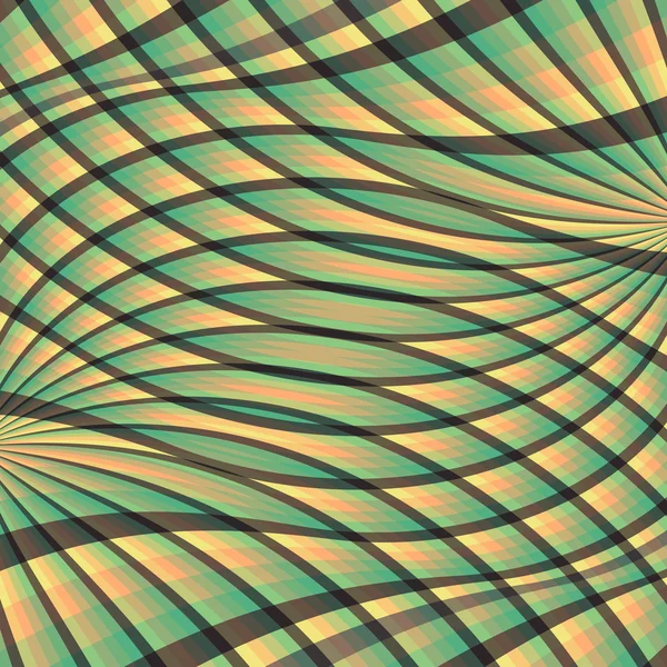 Abstracte swirl achtergrond. Patroon met optische illusie. Vector — Stockvector