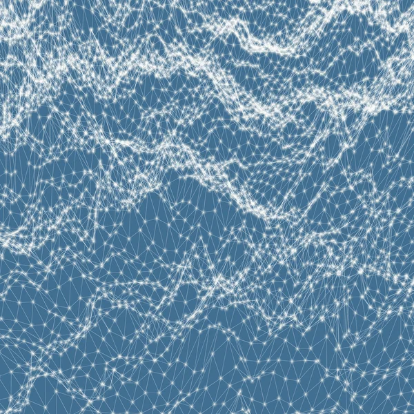 Fond de grille abstrait. Surface de l'eau. Illustration vectorielle . — Image vectorielle