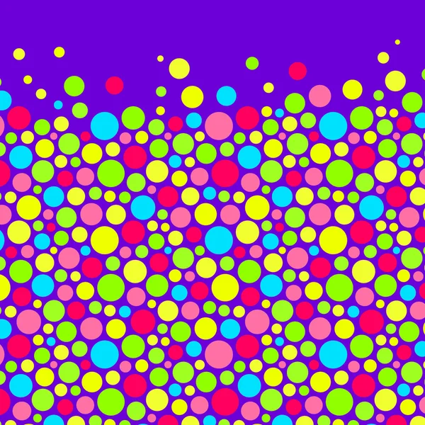 Fondo abstracto con círculos de color. Ilustración vectorial. — Vector de stock