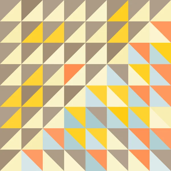 Triangoli geometrici sullo sfondo. Mosaico . — Vettoriale Stock