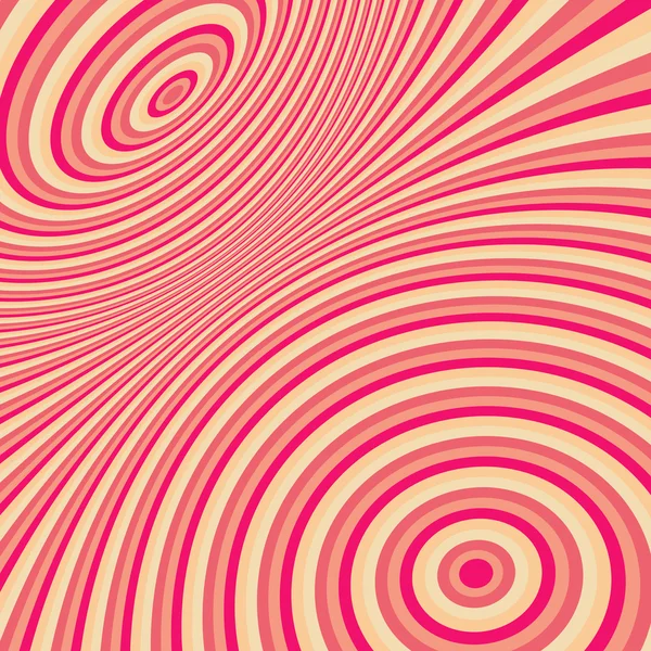 Abstract swirl background. Pattern with optical illusion. — Stock Vector