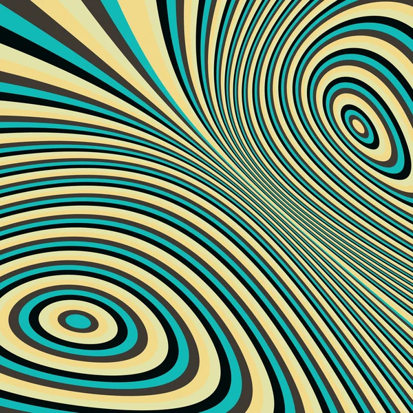 Abstract swirl background. Pattern with optical illusion. — Stock Vector