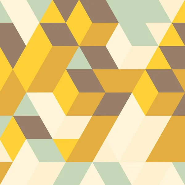 Astratto sfondo geometrico 3d. Mosaico. Illustrazione vettoriale . — Vettoriale Stock
