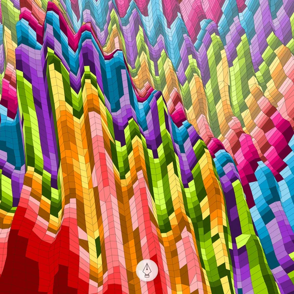 Fundo colorido abstrato. Mosaico ilustração vetorial . — Vetor de Stock