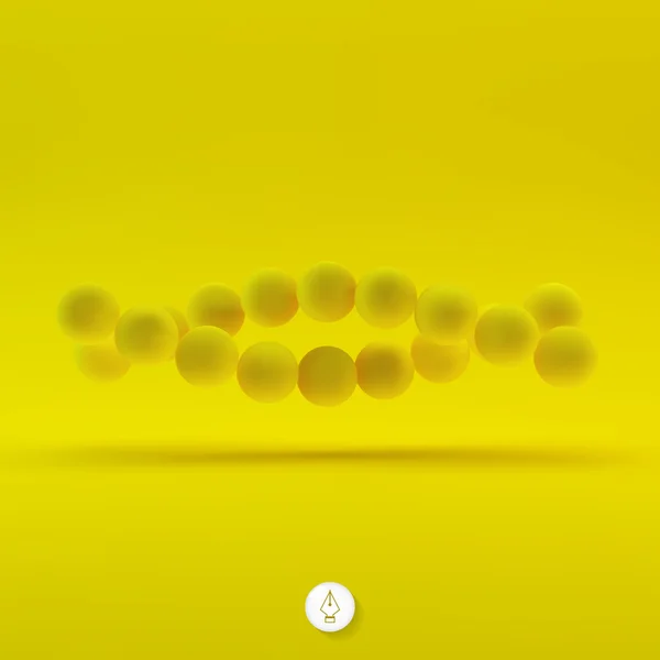 Illustration vectorielle de la structure de l'ADN en 3d . — Image vectorielle