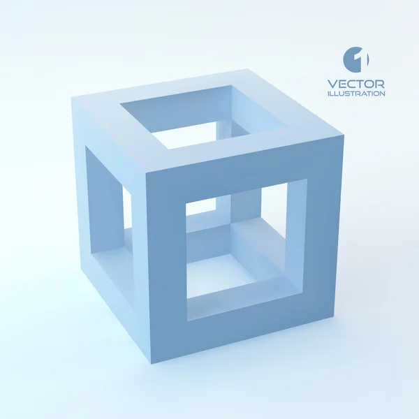 Ilustración vectorial 3D . — Vector de stock