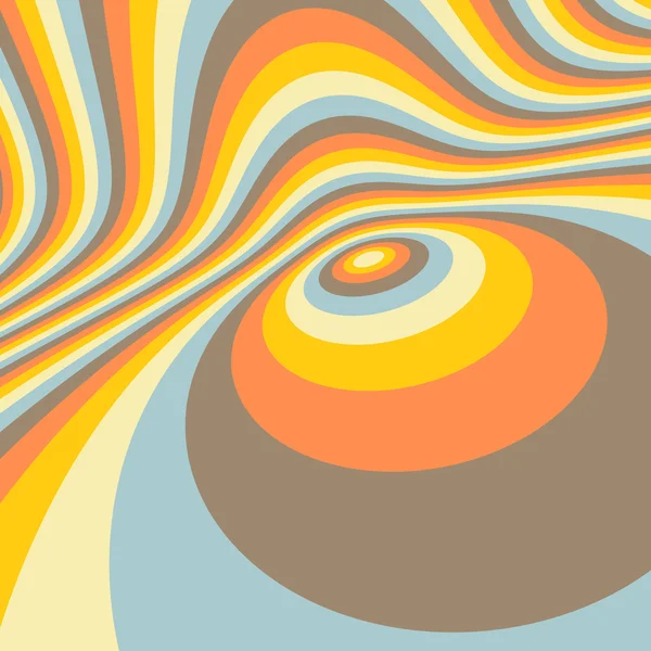 Abstracte swirl achtergrond. patroon met optische illusie. — Stockvector