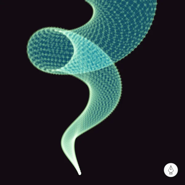 Spirala. 3D ilustracji wektorowych. — Wektor stockowy