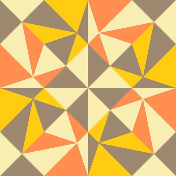 Fond géométrique sans couture. Illustration vectorielle abstraite Modèle avec mosaïque triangle. Peut être utilisé pour le papier peint, fond de page Web, couverture de livre . — Image vectorielle