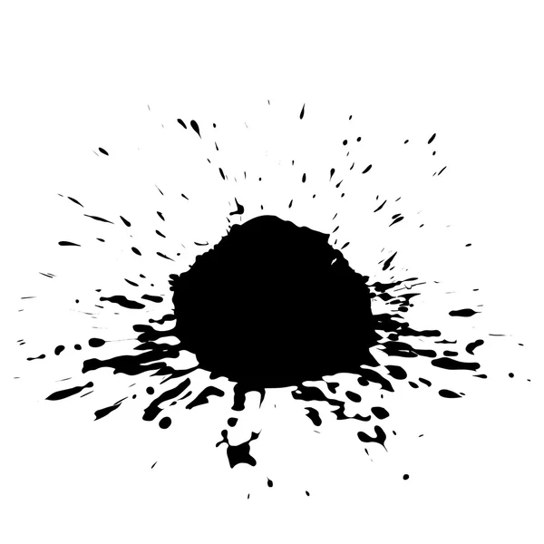 Vector Ink Blotch. Elemento de projeto . — Vetor de Stock