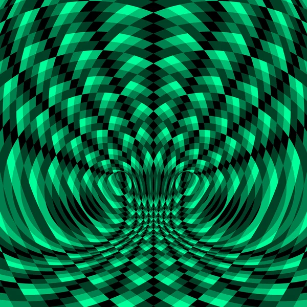 Abstracte swirl achtergrond. patroon met optische illusie. — Stockvector