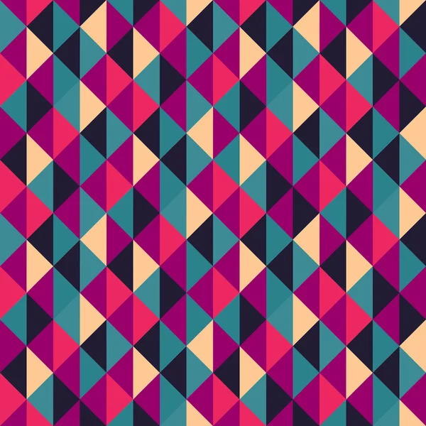 Fondo de triángulos geométricos sin costura. Mosaico . — Vector de stock