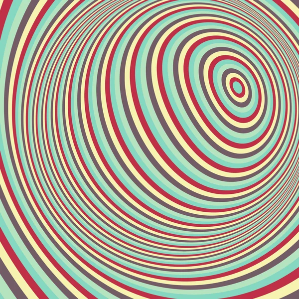 Abstracte swirl achtergrond. patroon met optische illusie. — Stockvector