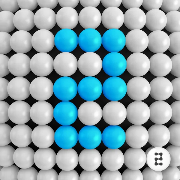 Número dos. Fondo matemático abstracto . — Archivo Imágenes Vectoriales