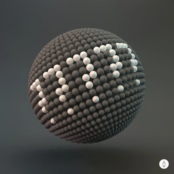 Punto de interrogación. Icono del globo. 3d vector ilustración . — Archivo Imágenes Vectoriales