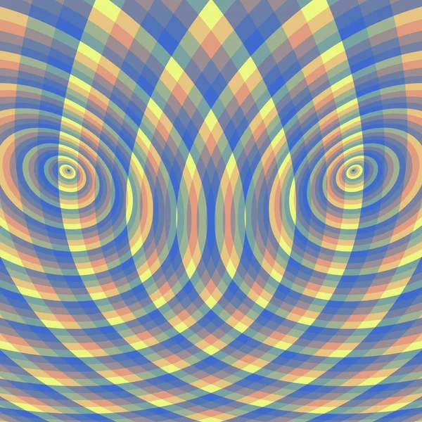 抽象的旋流背景。模式与错觉. — 图库矢量图片