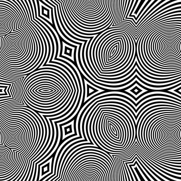 Abstrakte 3D geometrische Hintergrund. Muster mit optischer Täuschung. — Stockvektor