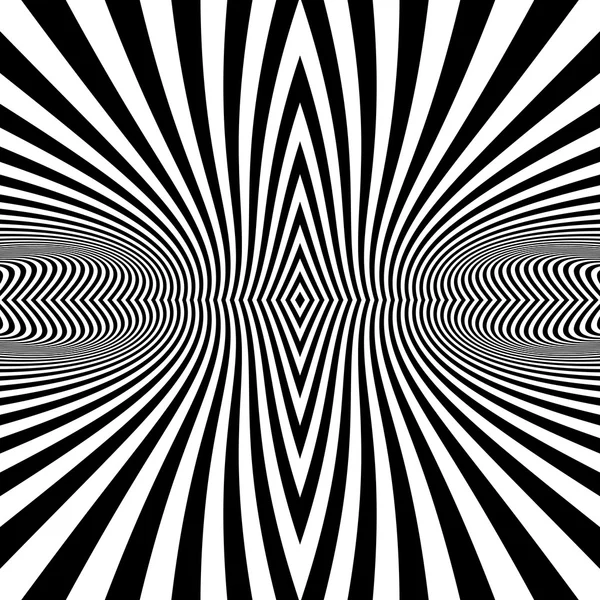 Візерунок з оптичною ілюзією. Абстрактний фон. Оптичне мистецтво . — стоковий вектор
