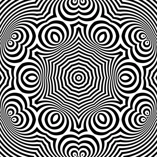 Fondo rayado abstracto blanco y negro. Ilustración vectorial — Archivo Imágenes Vectoriales