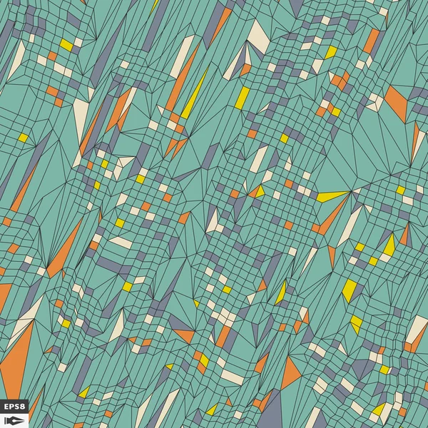 Kleurrijke Pixels mozaïek. Abstracte achtergrond. — Stockvector