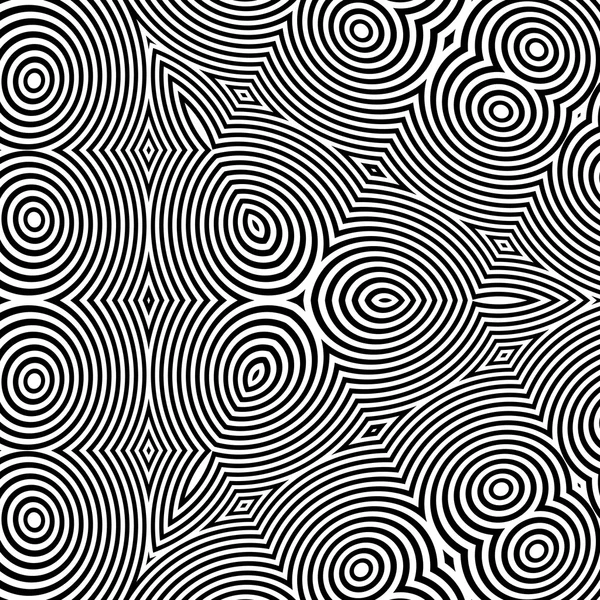 Abstracte 3d geometrische achtergrond. Patroon met optische illusie. Vectorillustratie. — Stockvector
