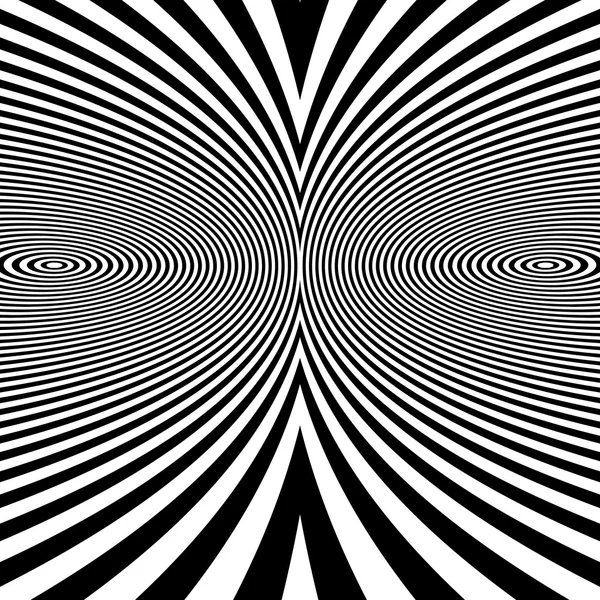 Modèle avec illusion d'optique. Contexte abstrait. Art optique . — Image vectorielle