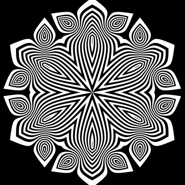 黒と白の抽象的な縞模様の背景。ベクターイラスト — ストックベクタ