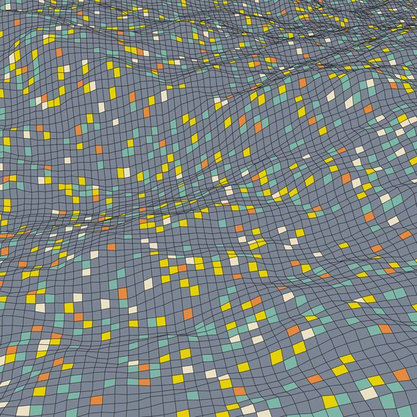 Mosaik. Abstrakt baggrund. Illustration af polygonal vektor . – Stock-vektor
