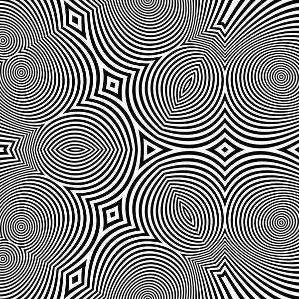 Αφηρημένη 3d γεωμετρικού υποβάθρου. Μοτίβο με οπτική ψευδαίσθηση. Vector εικονογράφηση. — Διανυσματικό Αρχείο