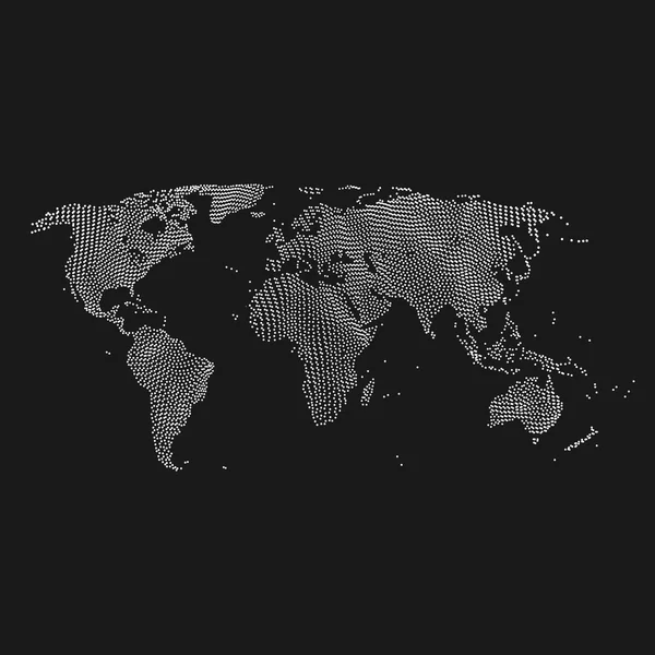 Mapa vetorial do mundo. Contexto empresarial . — Vetor de Stock