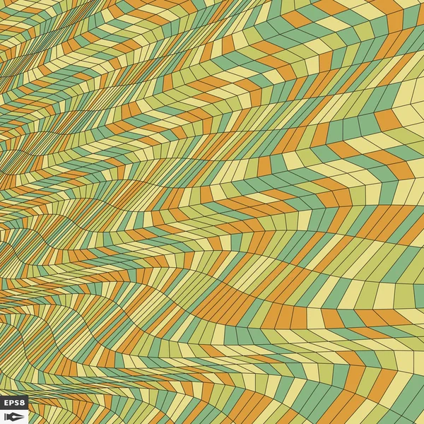 Mosaik. Abstrakter Hintergrund. Polygonale Vektordarstellung. — Stockvektor