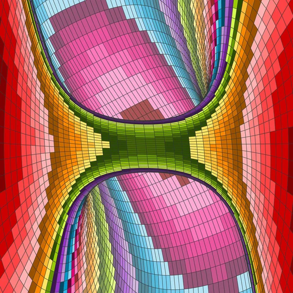 Fondo colorido mosaico. Ilustración vectorial poligonal . — Vector de stock