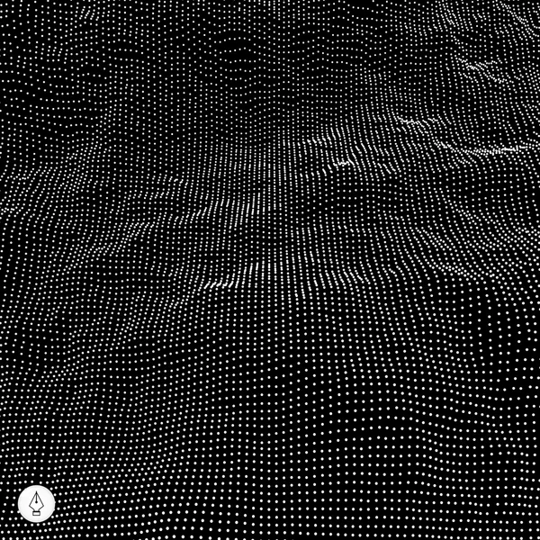 Fond de paysage vectoriel abstrait. Illustration vectorielle de la technologie 3D . — Image vectorielle